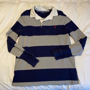 Medium Polo Long Sleeve Collard Shirt